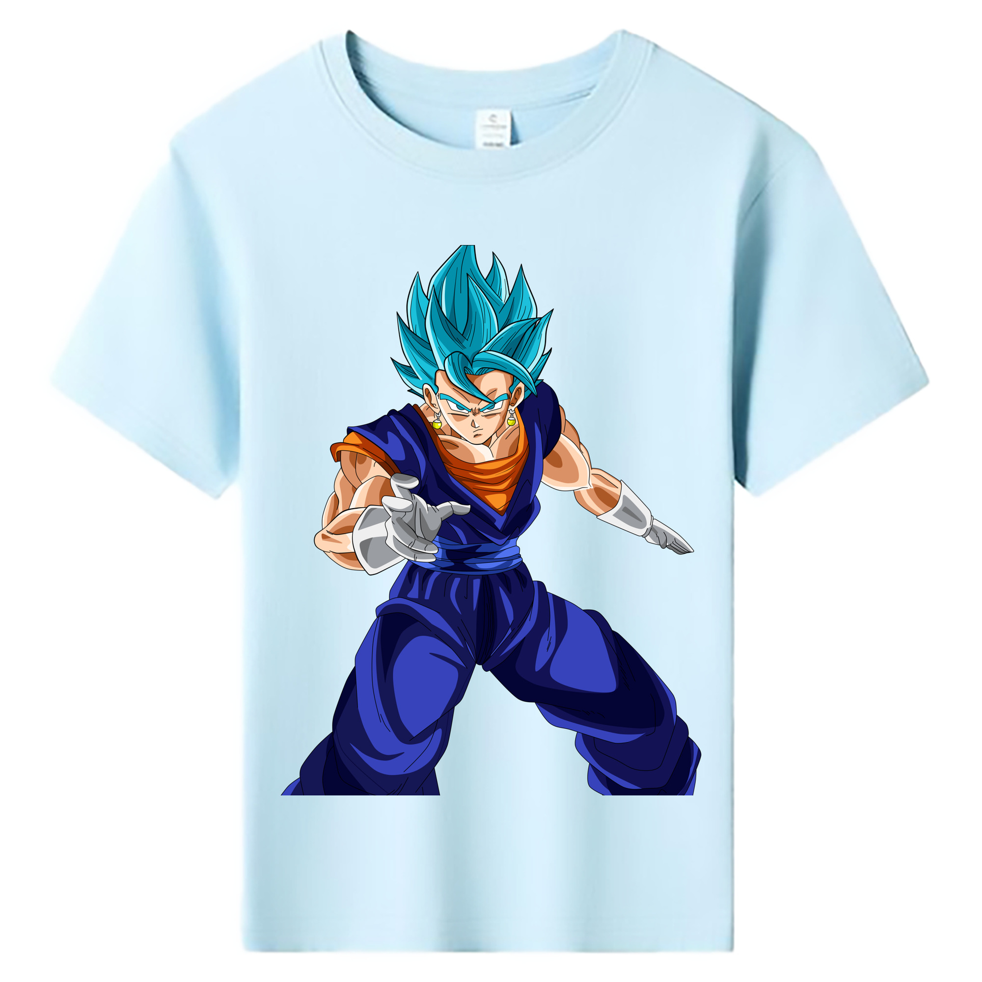 （画像用） ドラゴンボール ベジット DRAGON BALL Vegetto 綿100％キッズTシャツ（フロントプリント）